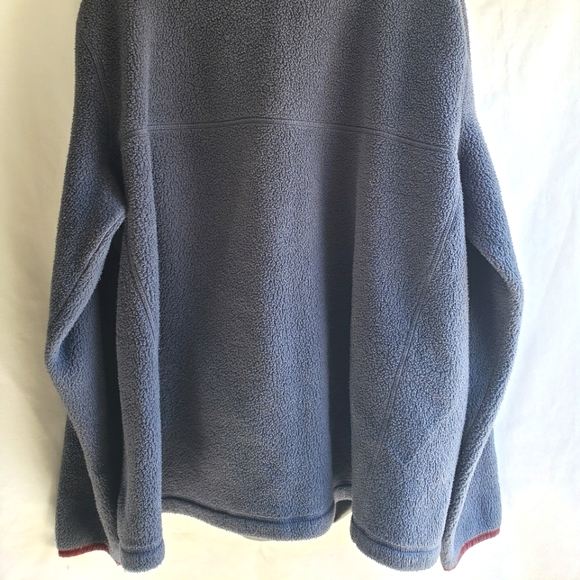 L. L. Bean Mens 1/4 Zip Pullover Outerwear Sweater Blue Long Sleeve XXL Tall - Picture 5 of 13